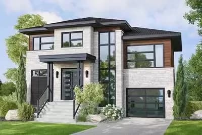 Contemporary 3-Bed House Plan 