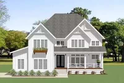 Sophisticated 4-Bed Modern Farmhouse with 2-Story Great Room and 3-Car Garage