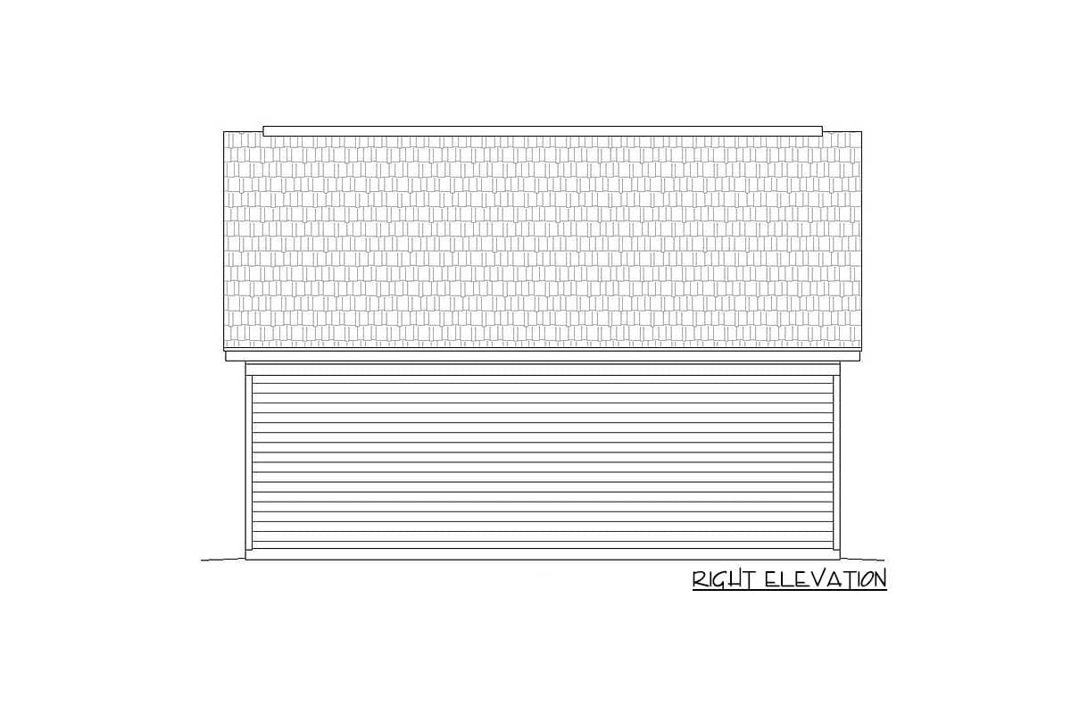 Plan 68563VR: Detached Garage Plan with Storage Above - Image #8 - Carriage, Country, Traditional