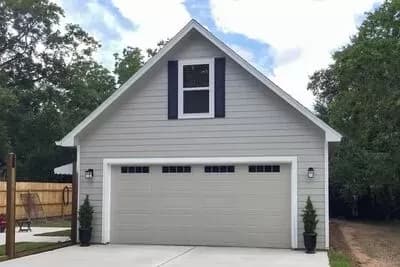 Detached Garage Plan with Storage Above