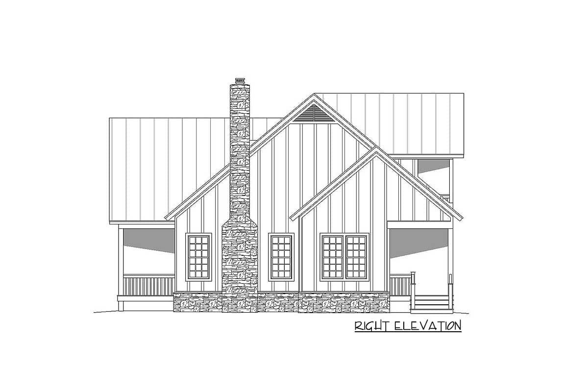 Plan 68561VR: Beautfiul Cottage with 2 Master Suites and a Bonus Room - Image #6 - Country, Craftsman, Traditional
