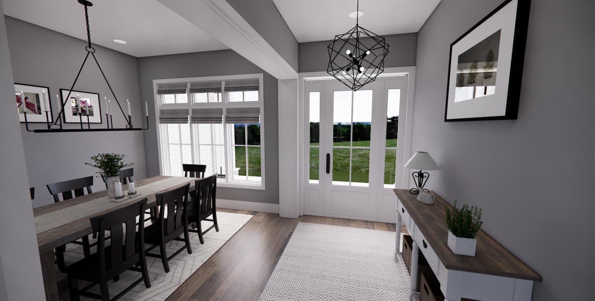 Plan 14674RK: 4-Bed New American Farmhouse Plan with Bonus Over Garage - Image #14 - Country, Craftsman, Farmhouse, Modern Farmhouse, New American, Traditional