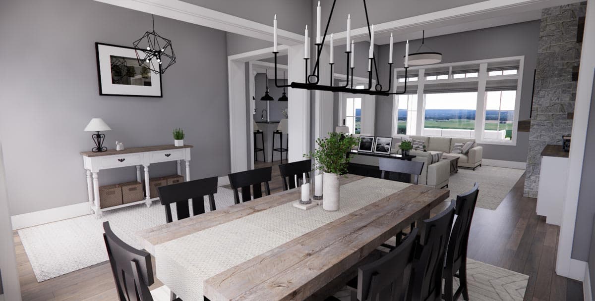 Plan 14674RK: 4-Bed New American Farmhouse Plan with Bonus Over Garage - Image #20 - Country, Craftsman, Farmhouse, Modern Farmhouse, New American, Traditional