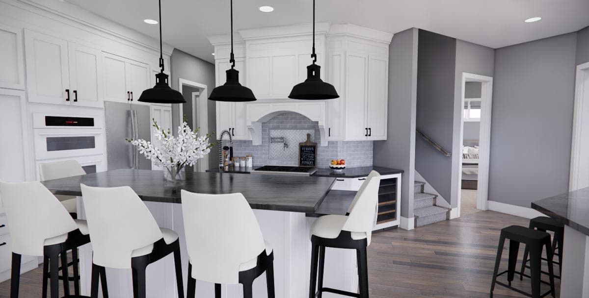 Plan 14674RK: 4-Bed New American Farmhouse Plan with Bonus Over Garage - Image #22 - Country, Craftsman, Farmhouse, Modern Farmhouse, New American, Traditional