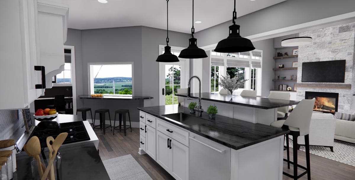 Plan 14674RK: 4-Bed New American Farmhouse Plan with Bonus Over Garage - Image #25 - Country, Craftsman, Farmhouse, Modern Farmhouse, New American, Traditional