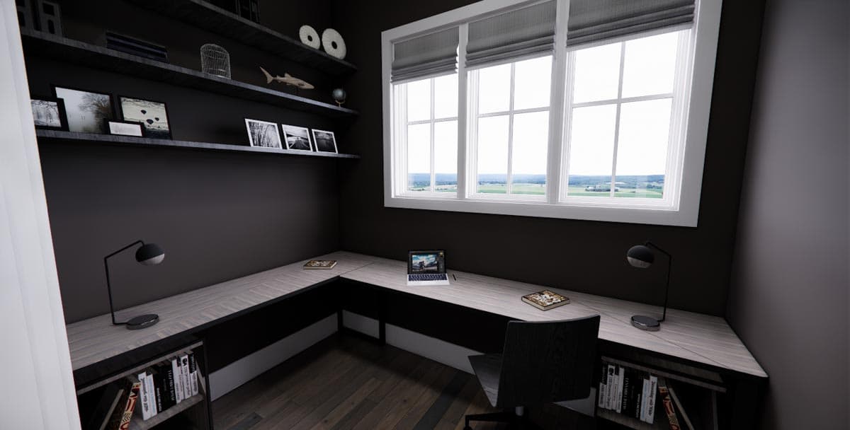 Plan 14674RK: 4-Bed New American Farmhouse Plan with Bonus Over Garage - Image #30 - Country, Craftsman, Farmhouse, Modern Farmhouse, New American, Traditional