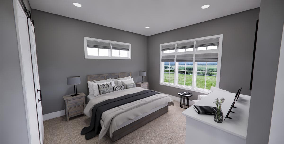 Plan 14674RK: 4-Bed New American Farmhouse Plan with Bonus Over Garage - Image #31 - Country, Craftsman, Farmhouse, Modern Farmhouse, New American, Traditional