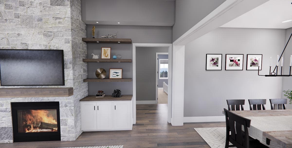 Plan 14674RK: 4-Bed New American Farmhouse Plan with Bonus Over Garage - Image #37 - Country, Craftsman, Farmhouse, Modern Farmhouse, New American, Traditional