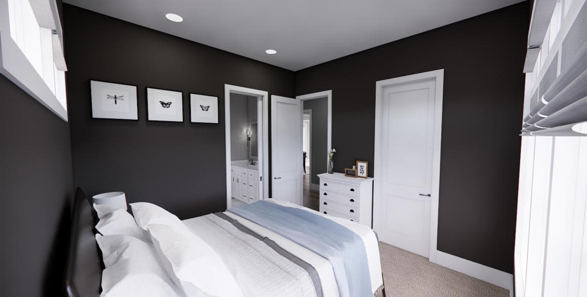 Plan 14674RK: 4-Bed New American Farmhouse Plan with Bonus Over Garage - Image #42 - Country, Craftsman, Farmhouse, Modern Farmhouse, New American, Traditional