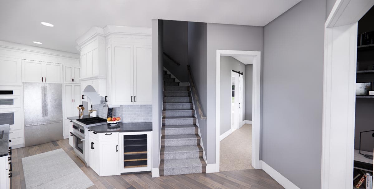 Plan 14674RK: 4-Bed New American Farmhouse Plan with Bonus Over Garage - Image #46 - Country, Craftsman, Farmhouse, Modern Farmhouse, New American, Traditional