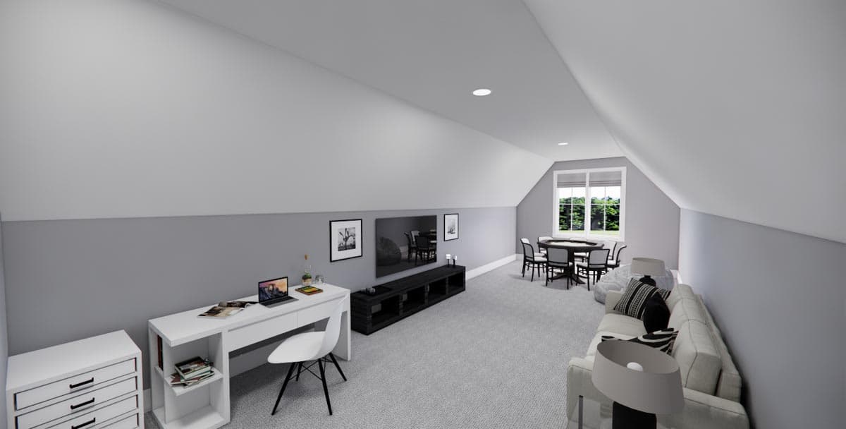 Plan 14674RK: 4-Bed New American Farmhouse Plan with Bonus Over Garage - Image #47 - Country, Craftsman, Farmhouse, Modern Farmhouse, New American, Traditional