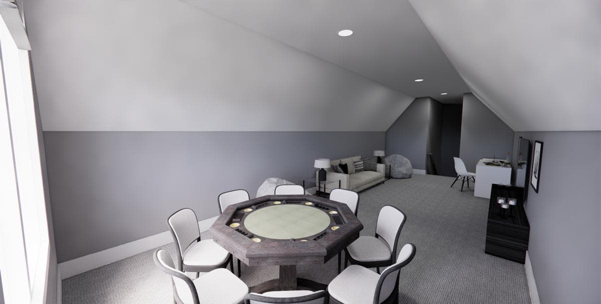 Plan 14674RK: 4-Bed New American Farmhouse Plan with Bonus Over Garage - Image #48 - Country, Craftsman, Farmhouse, Modern Farmhouse, New American, Traditional