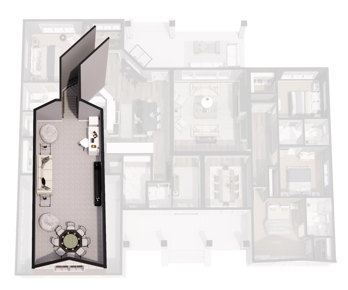 Plan 14674RK: 4-Bed New American Farmhouse Plan with Bonus Over Garage - Image #50 - Country, Craftsman, Farmhouse, Modern Farmhouse, New American, Traditional