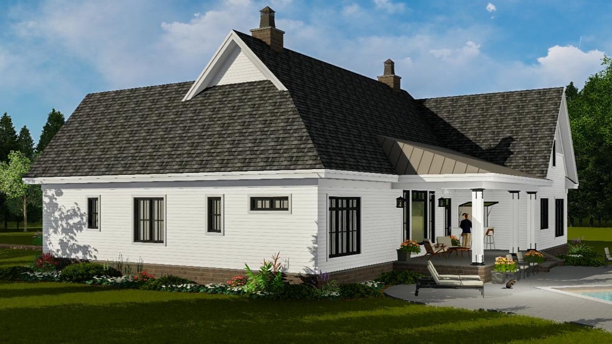 Plan 14674RK: 4-Bed New American Farmhouse Plan with Bonus Over Garage - Image #11 - Country, Craftsman, Farmhouse, Modern Farmhouse, New American, Traditional