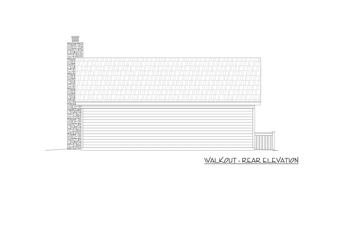 Plan 68565VR: Charming 2-Bed Country Ranch Home Plan - 900 Sq Ft - Image #8 - Country, Ranch
