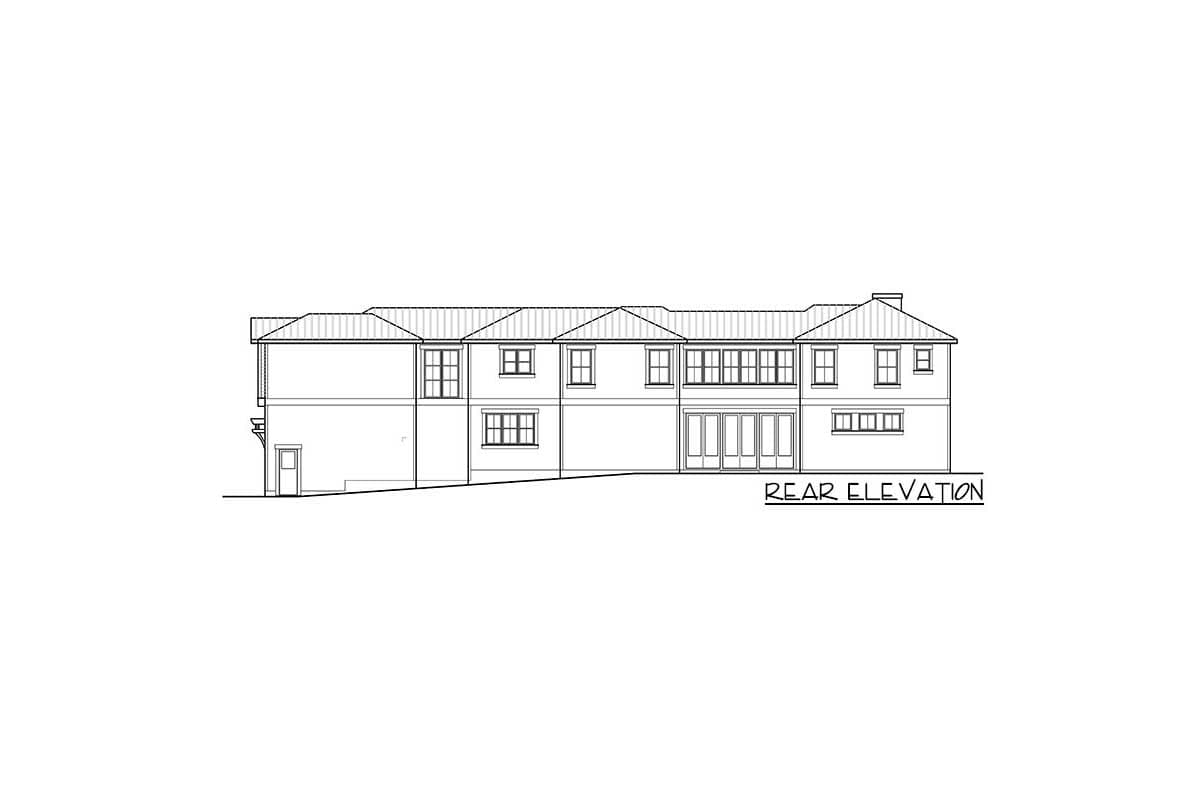 Plan 785000KPH: Luxurious 4-Bed Craftsman House Plan with Media Room and Courtyard - Image #37 - Coastal, Craftsman, Modern Farmhouse, New American, Northwest