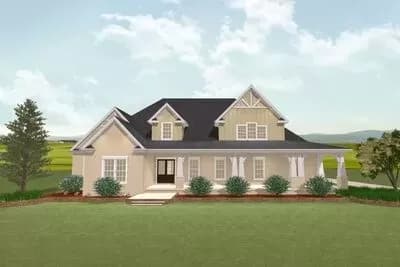 Enchanting 4-Bed Craftsman House Plan with In-Law Suite and Bonus Room