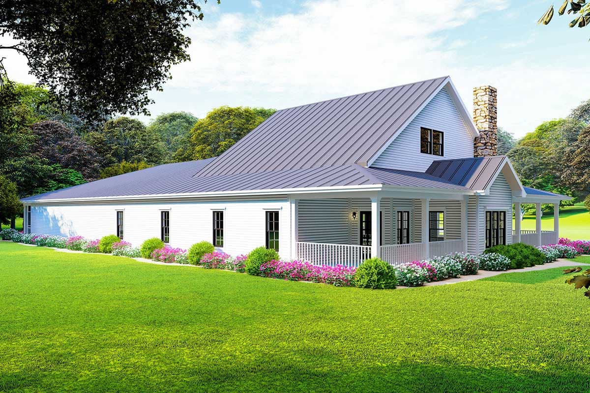 Plan 70607MK: Multi-Generational Modern Farmhouse Plan with Two Kitchens and Two Laundry Rooms - 3416 Sq Ft - Image #7 - Country, Farmhouse, Modern Farmhouse, Southern, Traditional