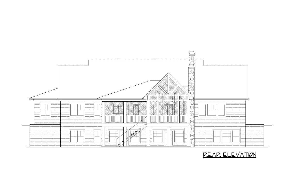 Plan 25656GE: Gorgeous 3-Bed French Country House Plan with Bonus Room and Screen Porch - 2806 Sq Ft - Image #32 - Craftsman, French Country, Rustic, Southern