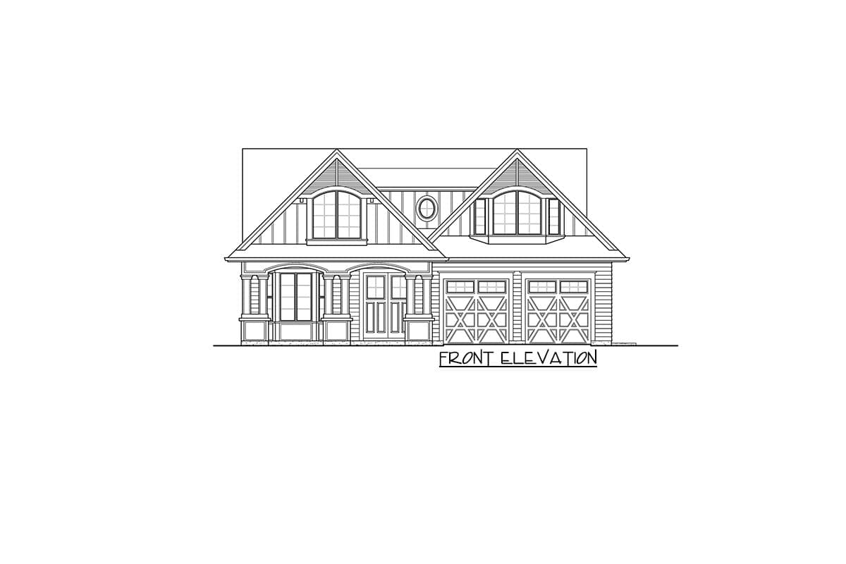 Plan 23778JD: New American 4-Bed House Plan with Bonus Room  - Image #43 - New American, Northwest, Traditional