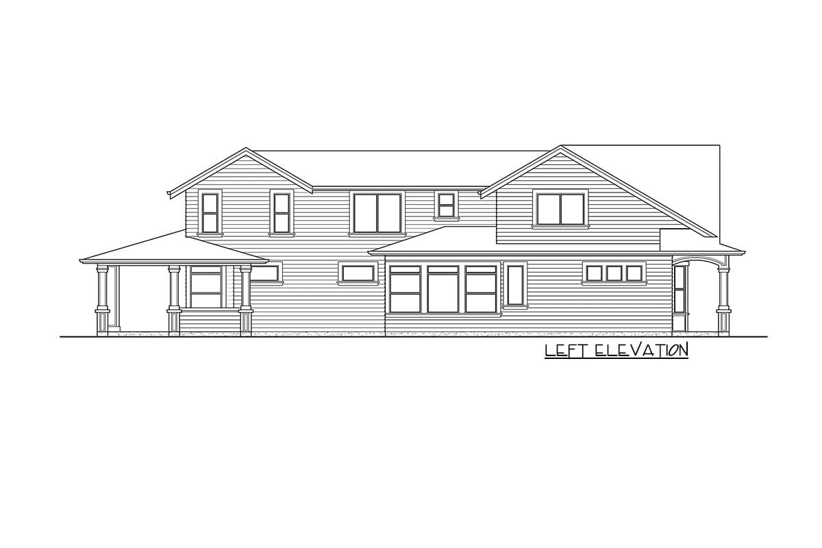 Plan 23778JD: New American 4-Bed House Plan with Bonus Room  - Image #41 - New American, Northwest, Traditional