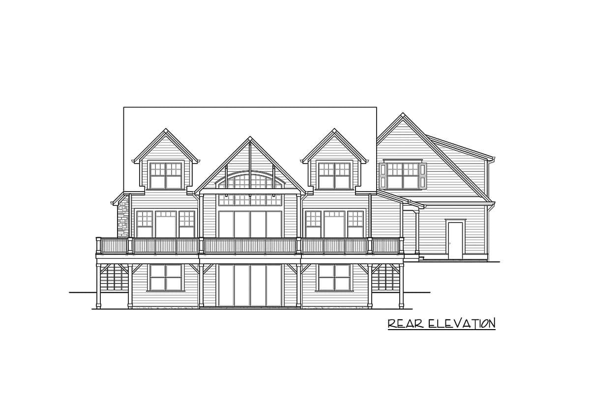Plan 23771JD: Striking 4-Bed Farmhouse Plan with Walk-Out Basement - Image #5 - Cottage, Country, Farmhouse, New American