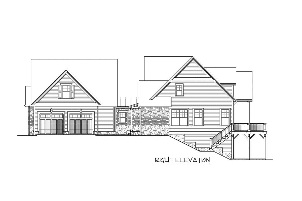 Plan 23771JD: Striking 4-Bed Farmhouse Plan with Walk-Out Basement - Image #6 - Cottage, Country, Farmhouse, New American