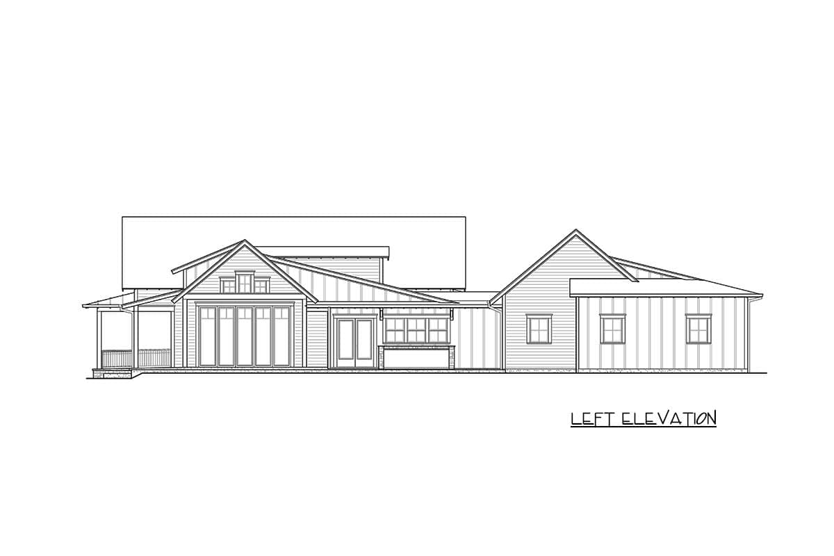 Plan 23783JD: Luxurious 4-Bed Farmhouse with Walk-Out Basement and 5-Car Garage - Image #6 - Country, Farmhouse, New American, Northwest, Traditional