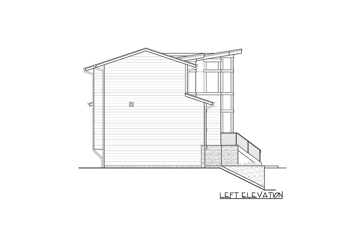 Plan 23772JD: 4-Bed Contemporary Home Plan with Media Room - Image #13 - Contemporary, Modern, Northwest, Prairie