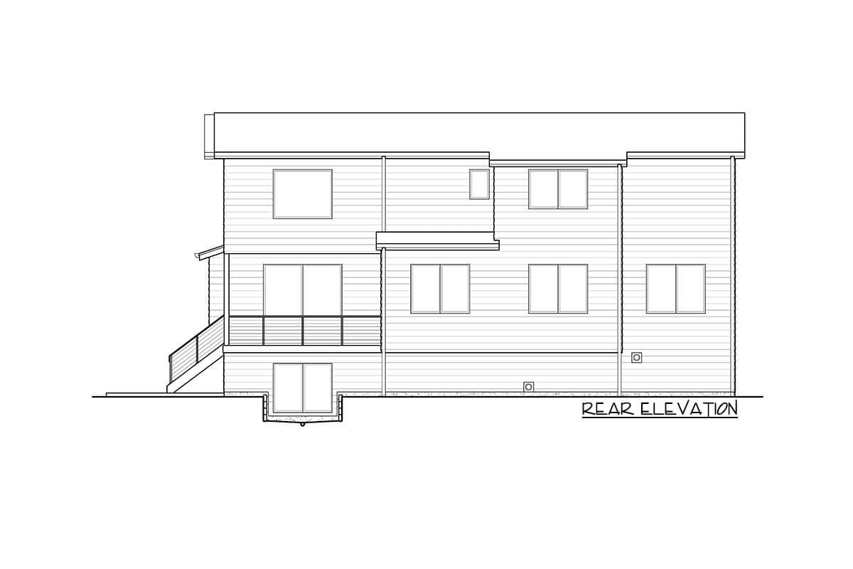 Plan 23772JD: 4-Bed Contemporary Home Plan with Media Room - Image #14 - Contemporary, Modern, Northwest, Prairie