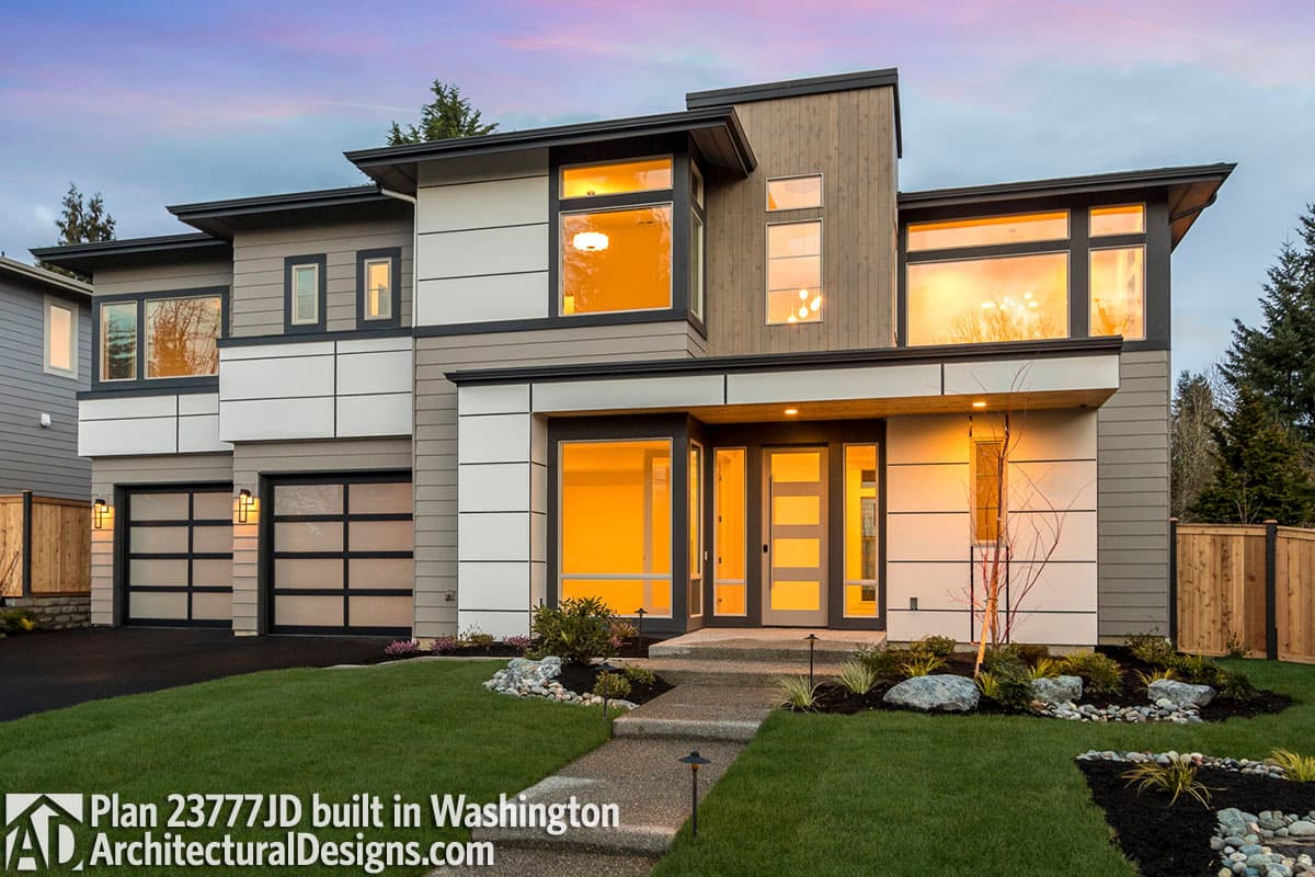 build gallery item - House Plan 23777JD comes to life in Washington