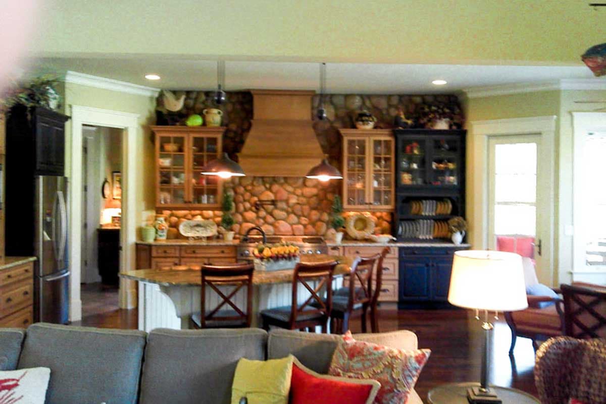 Plan 93102EL: French Country 4-Bed Craftsman House Plan with First-Floor Master and Bonus Room - Image #6 - Country, Craftsman, Mountain, Traditional
