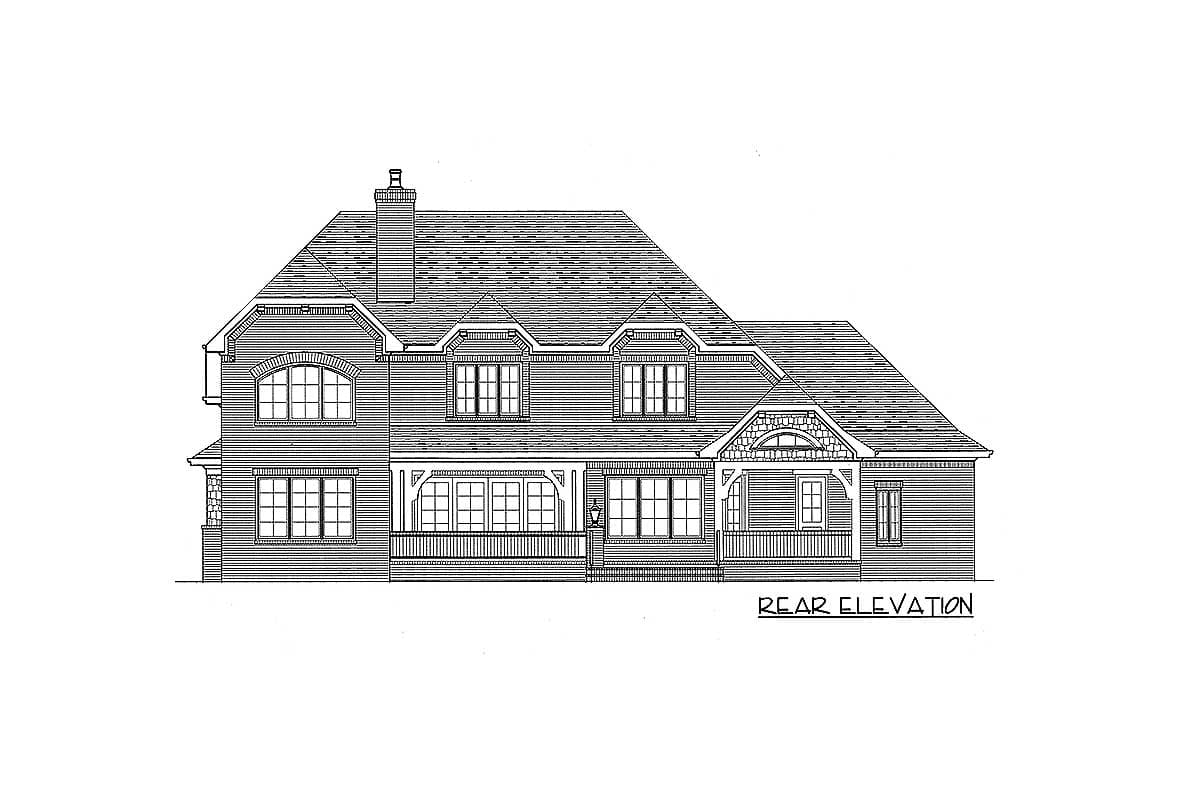 Plan 93102EL: French Country 4-Bed Craftsman House Plan with First-Floor Master and Bonus Room - Image #10 - Country, Craftsman, Mountain, Traditional