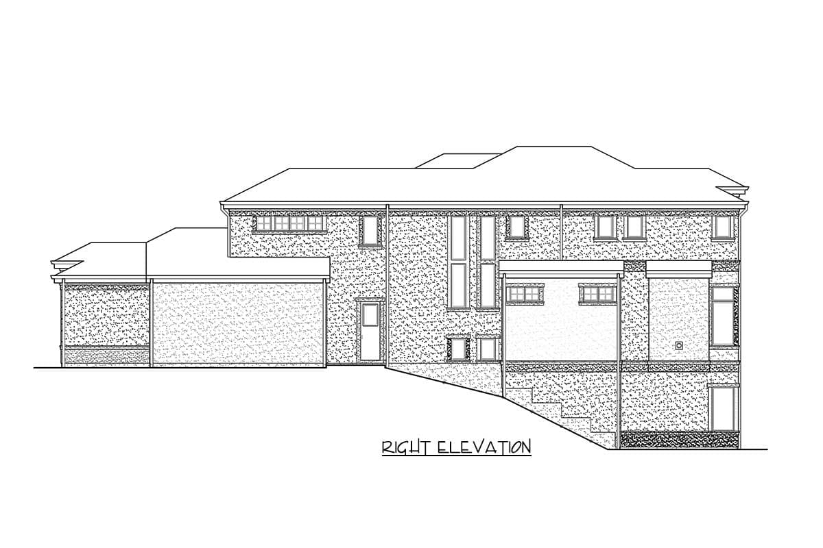 Plan 23781JD: Striking 5-Bed Luxury House Plan with Spa and Media Room - Image #6 - European, French Country, Traditional