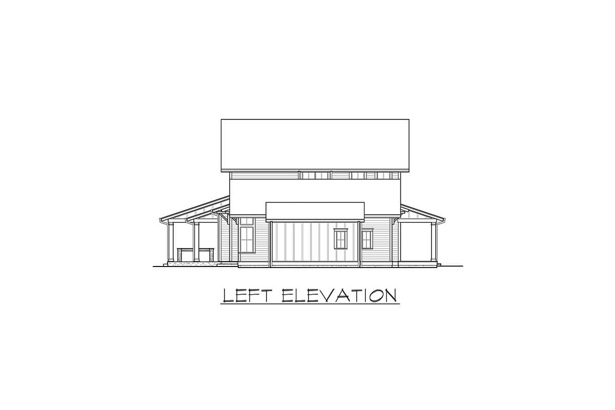 Plan 23782JD: Sprawling Modern Farmhouse Plan with First-Floor Master - Image #6 - Country, Farmhouse, New American, Traditional
