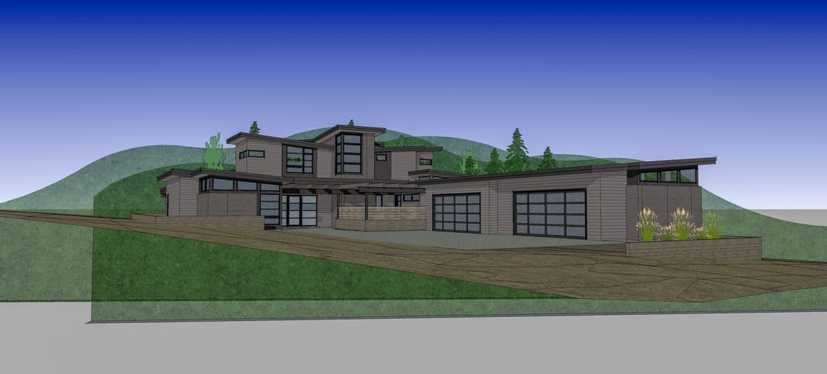 Plan 54237HU: Stunning 4-Bed Contemporary House Plan with Views from Each Room - Image #28 - Contemporary, Mid Century Modern, Modern, Prairie