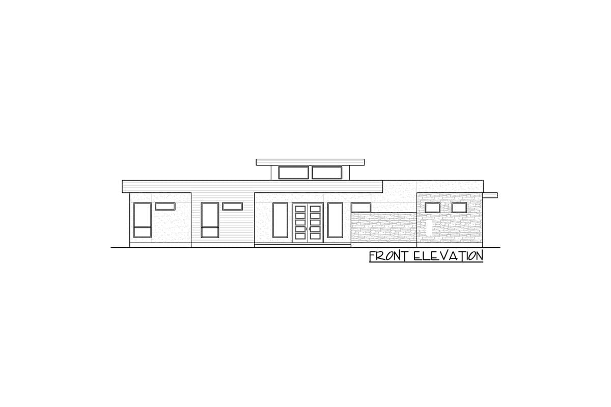 Plan 31195D: Mid-Century Modern House Plan Under 3100 Sq Ft with Private In-Law Suite - Image #61 - Contemporary, Mid Century Modern, Modern