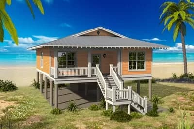 3-Bed Beach Bungalow with Lots of Options