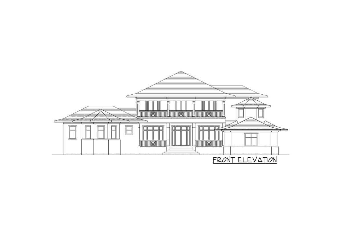 Plan 33230ZR: Luxury Coastal Contemporary House Plan with Entertaining Lanai in Back - Image #28 - Beach, Coastal, Coastal Contemporary, Contemporary, European, Florida-Style, Southern