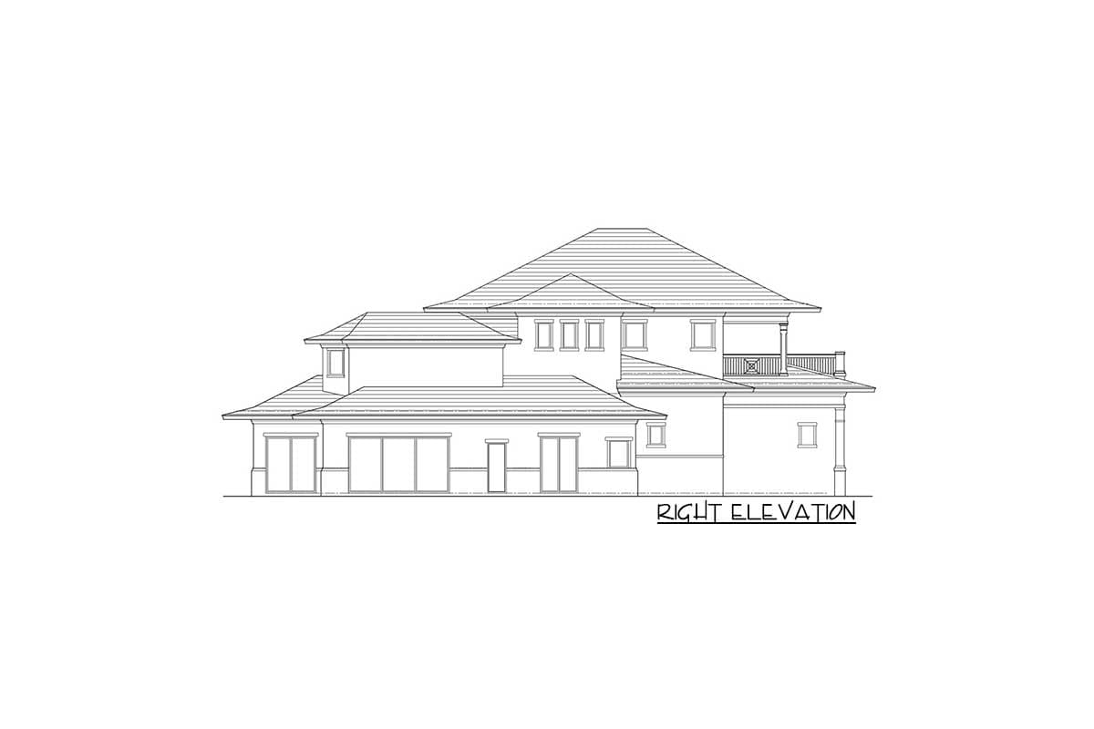 Plan 33230ZR: Luxury Coastal Contemporary House Plan with Entertaining Lanai in Back - Image #31 - Beach, Coastal, Coastal Contemporary, Contemporary, European, Florida-Style, Southern