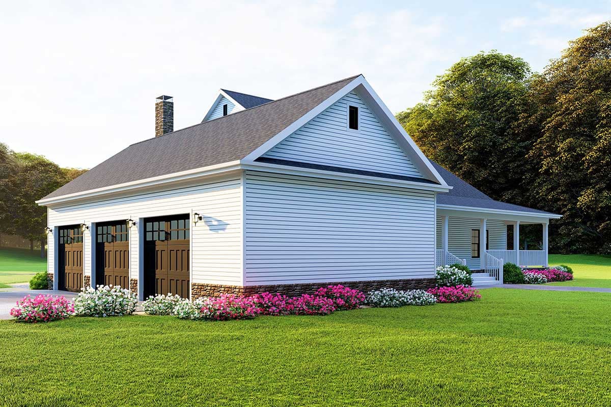 Plan 70608MK: Modern Farmhouse Plan with Wraparound Porch - 3474 Sq Ft - Image #8 - Country, Farmhouse, Modern Farmhouse, Southern, Traditional