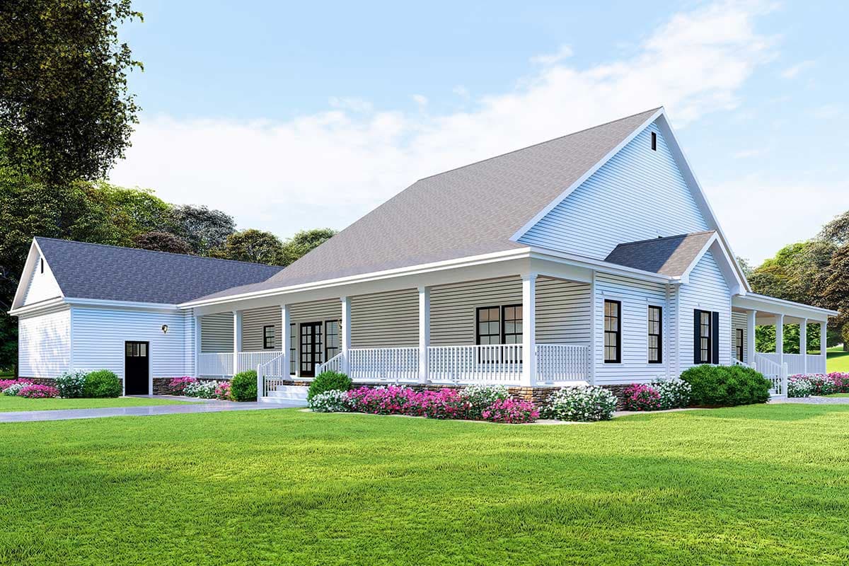 Plan 70608MK: Modern Farmhouse Plan with Wraparound Porch - 3474 Sq Ft - Image #9 - Country, Farmhouse, Modern Farmhouse, Southern, Traditional