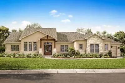 Tuscan One-Story House Plan with Massive Walk-in Pantry