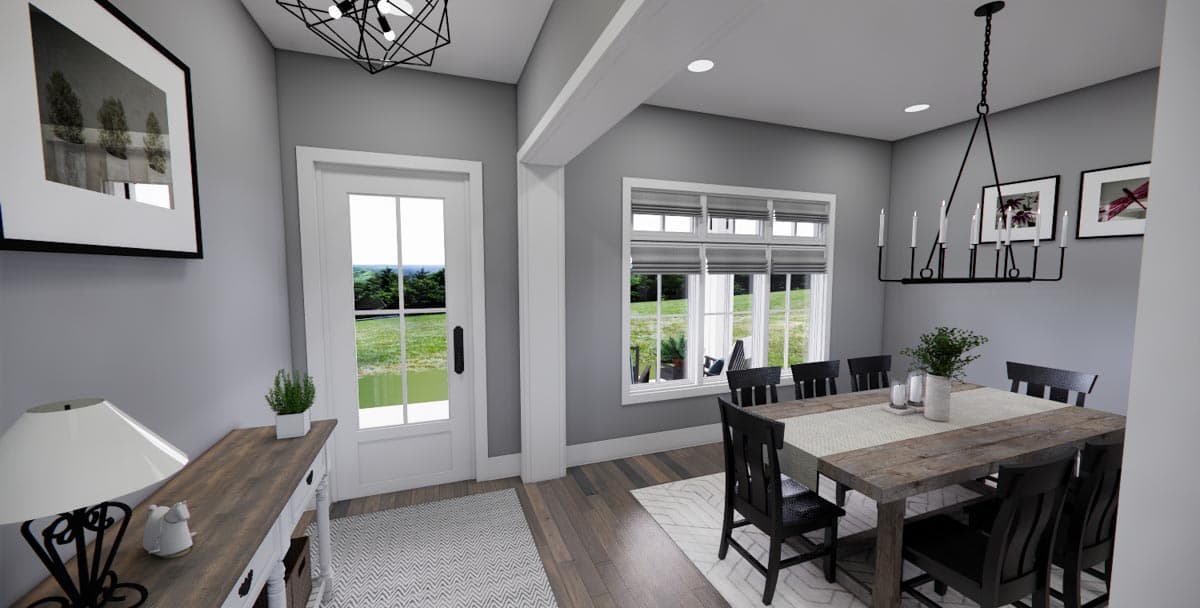 Plan 14675RK: 4-Bed New American House Plan with Exposed Rafter Tail Porch - Image #11 - Country, Farmhouse, Modern Farmhouse, New American, Northwest, Traditional