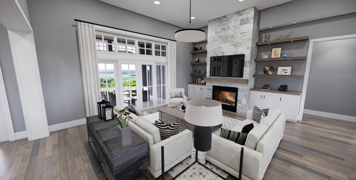 Plan 14675RK: 4-Bed New American House Plan with Exposed Rafter Tail Porch - Image #12 - Country, Farmhouse, Modern Farmhouse, New American, Northwest, Traditional