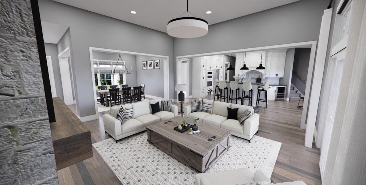 Plan 14675RK: 4-Bed New American House Plan with Exposed Rafter Tail Porch - Image #14 - Country, Farmhouse, Modern Farmhouse, New American, Northwest, Traditional