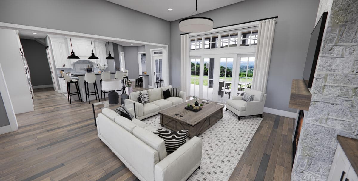 Plan 14675RK: 4-Bed New American House Plan with Exposed Rafter Tail Porch - Image #15 - Country, Farmhouse, Modern Farmhouse, New American, Northwest, Traditional