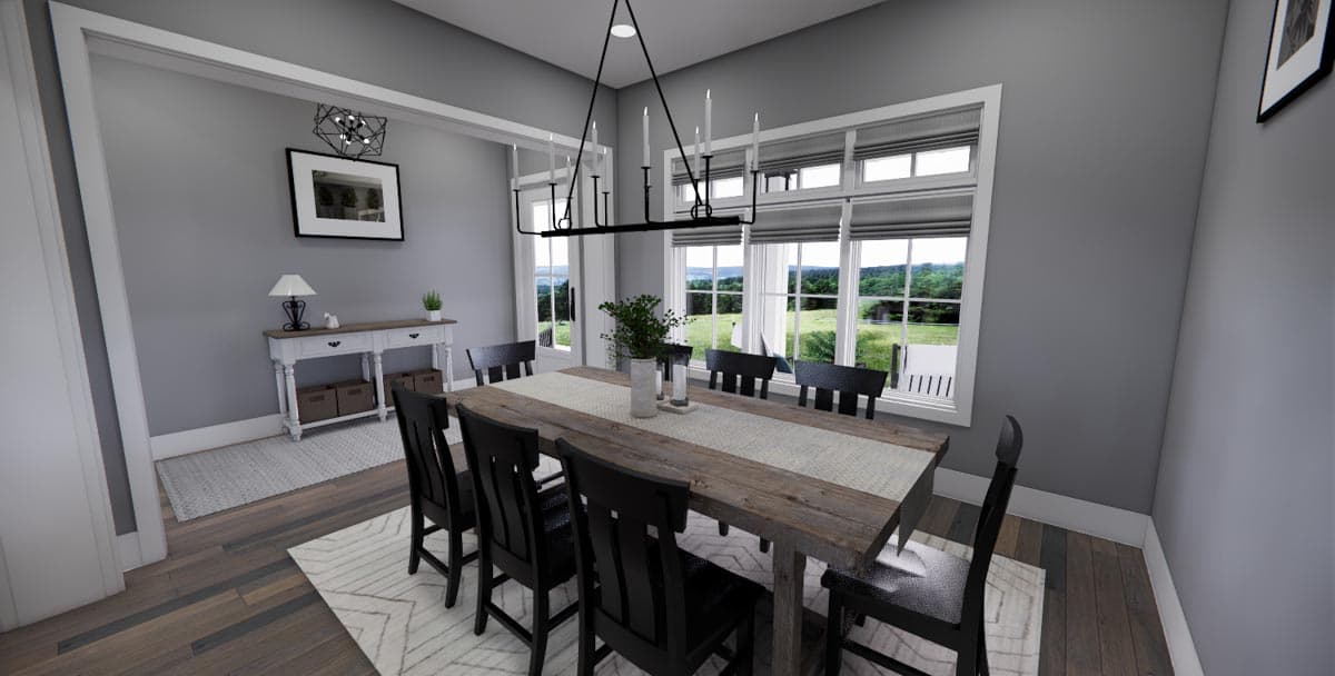 Plan 14675RK: 4-Bed New American House Plan with Exposed Rafter Tail Porch - Image #16 - Country, Farmhouse, Modern Farmhouse, New American, Northwest, Traditional