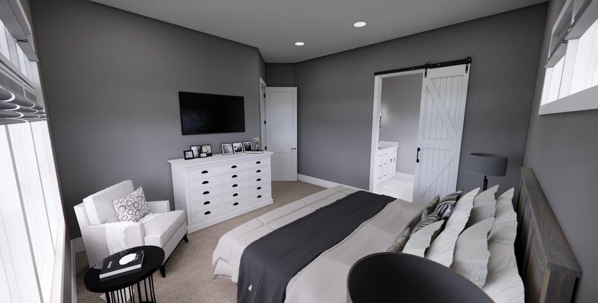 Plan 14675RK: 4-Bed New American House Plan with Exposed Rafter Tail Porch - Image #25 - Country, Farmhouse, Modern Farmhouse, New American, Northwest, Traditional