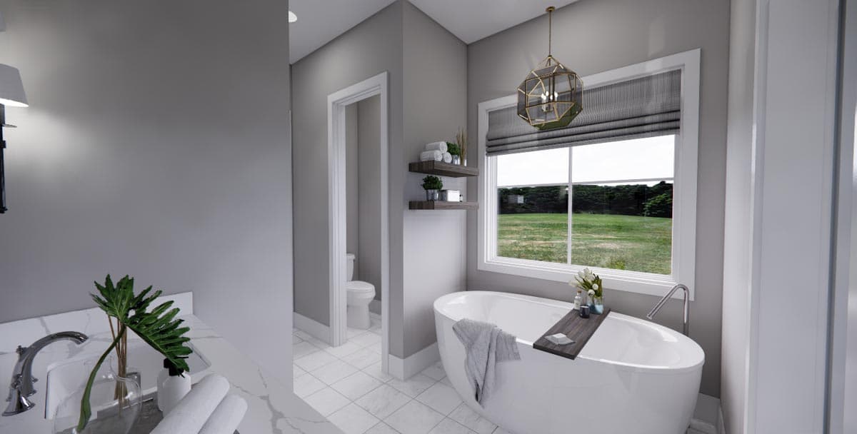 Plan 14675RK: 4-Bed New American House Plan with Exposed Rafter Tail Porch - Image #28 - Country, Farmhouse, Modern Farmhouse, New American, Northwest, Traditional